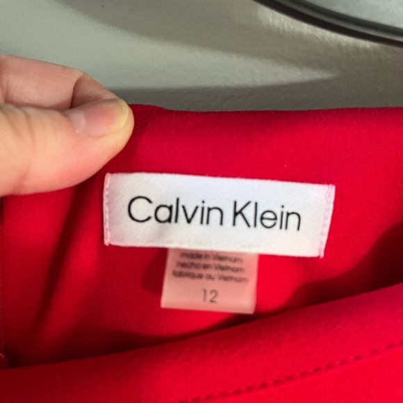 ❤️😍Calvin Klein Sheath Bell/Sheer sleeve dress - Picture 5 of 10